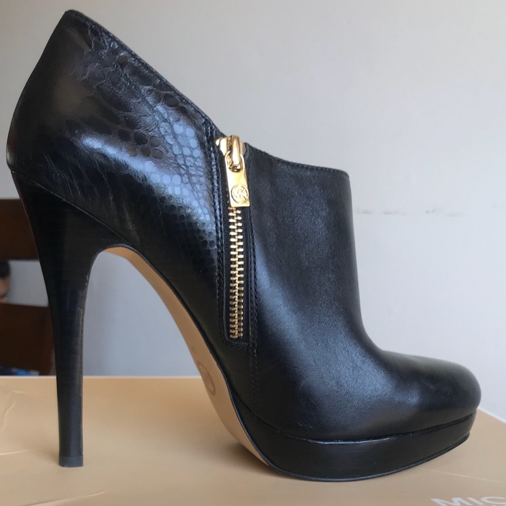 Michael Kors Leather Booties